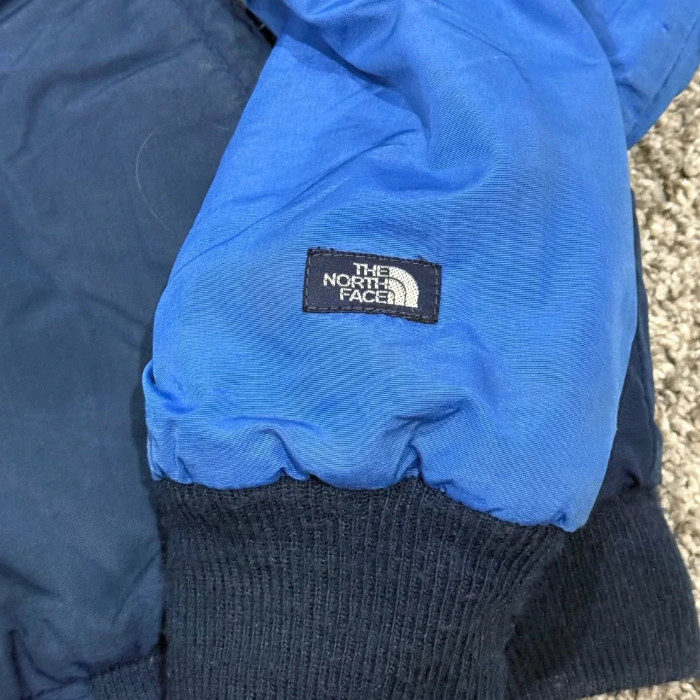 Vintage 80s The North Face Fleece Lined Bomber Jacket Made in USA Mens L Winter